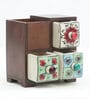 Isma 2 Tier Engineered Wood Desk Organizer