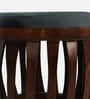 Ismo Teak Wood Stool In Grey Color