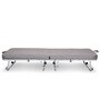 Metallika Istanbul Folding Bed with Mattress in Grey Finish