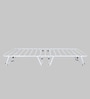 Metallika Istanbul Folding Bed with Mattress in Grey Finish