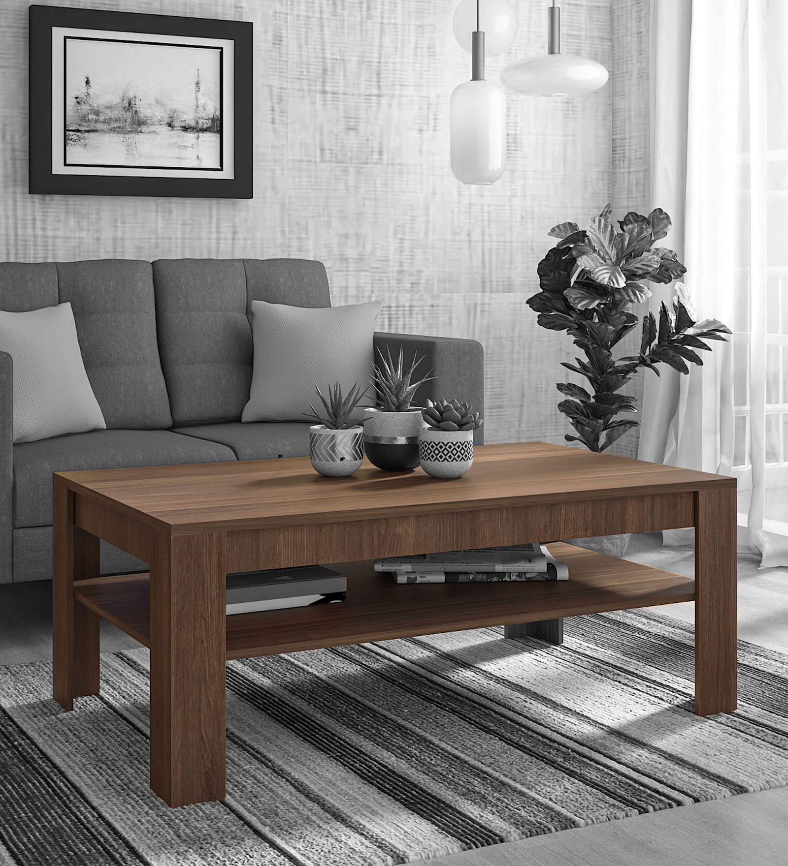 Ito Coffee Table In Light Texture Colour