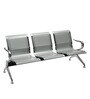 Italia Metal Guest Chair in Silver Colour
