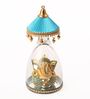 Blue Glass Umbrella & Ganesha Idol