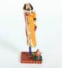 Orange Ready Made Gudi Showpiece