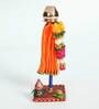 Orange Ready Made Gudi Showpiece