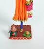 Orange Ready Made Gudi Showpiece