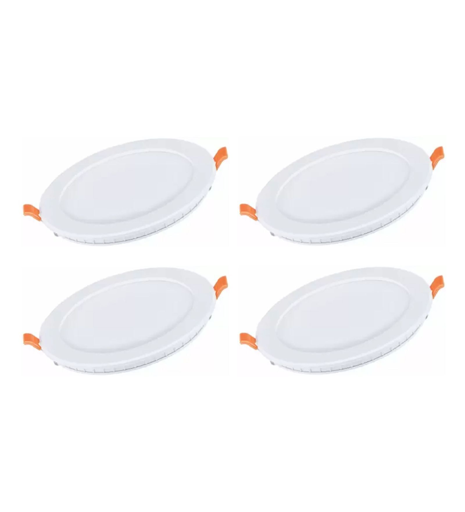 Ivora Cool Day Light 9 Watt Round (Pack of 4) LED Ceiling Panel Light