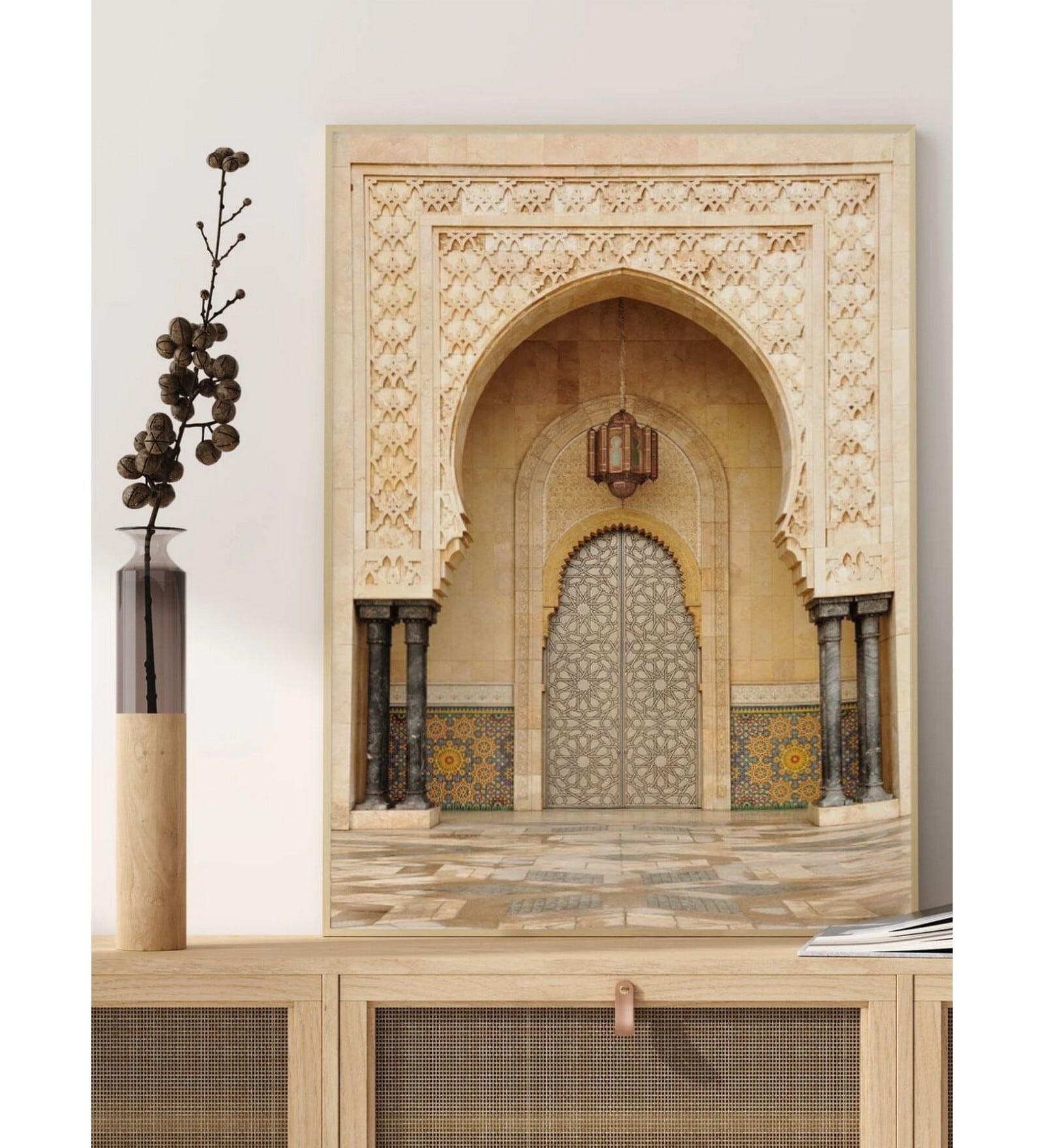 Ivory boho  art  arabic architecture
