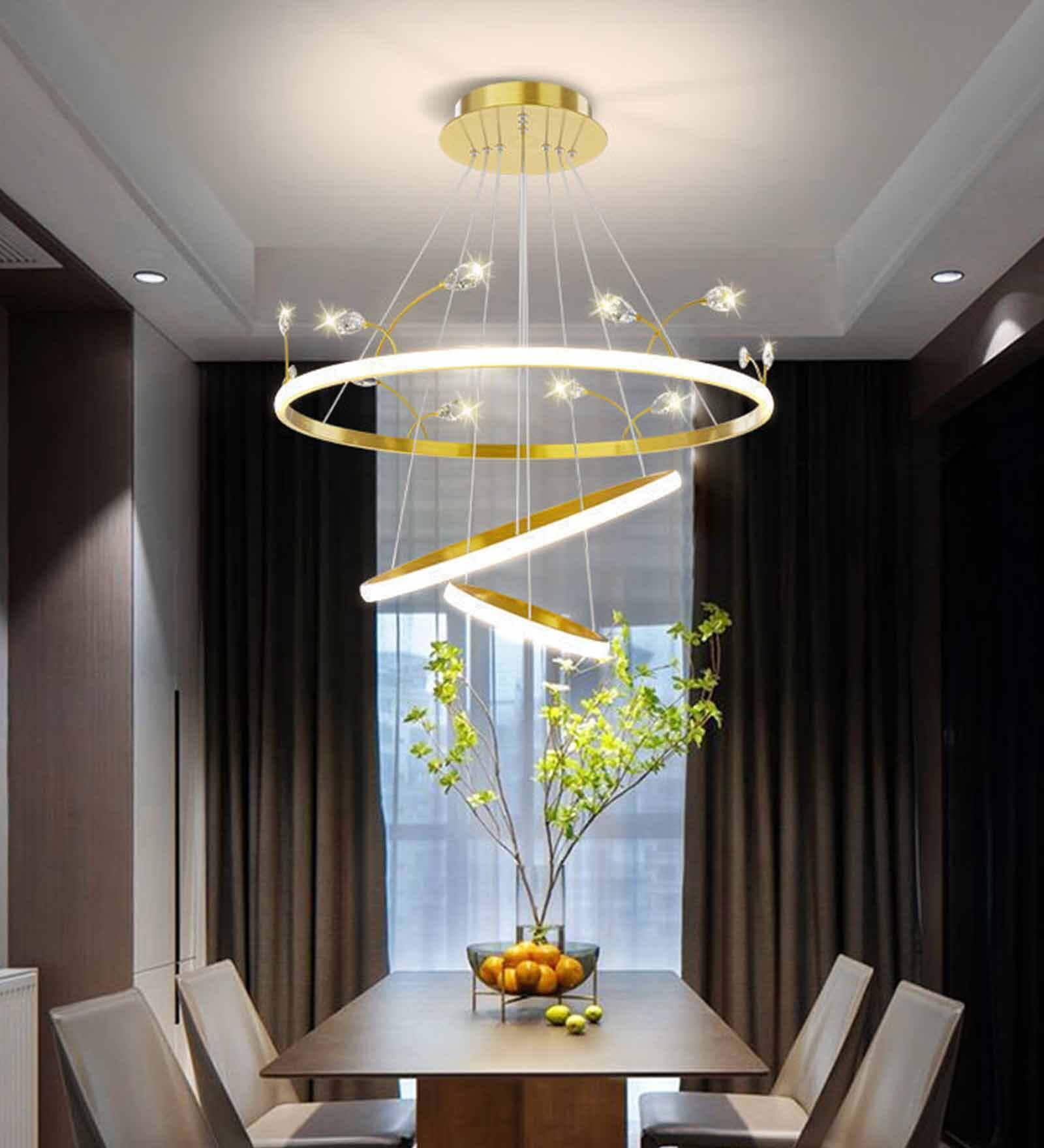 Ivy Gold LED Smart Voice Assist Chandelier