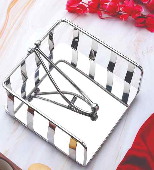 Ivory Tissue Holder Silver