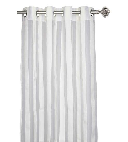 Buy Ivy White Door Curtain Set Of Two Online Solid Colour Door