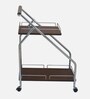 Ivan Bar Trolley in Brown Colour