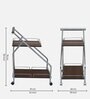 Ivan Bar Trolley in Brown Colour