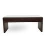 Ivana Marble Top Coffee Table In Brown Finish