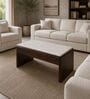 Ivana Marble Top Coffee Table In Brown Finish