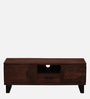 Ivanec Mango Wood 2 Door TV Console In Tubbaq Finish With Drawer