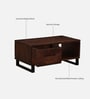 Ivanec Mango Wood Coffee Table In Tubbaq Finish