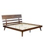 Ivanna King Size Bed In Walnut Finish