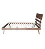 Ivanna King Size Bed In Walnut Finish