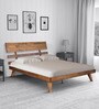 Ivanna King Size Bed In Walnut Finish