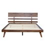 Ivanna King Size Bed In Walnut Finish