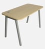 IVO Metal Writing Table in Dual Finish