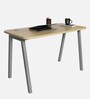 IVO Metal Writing Table in Dual Finish
