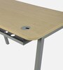 IVO Metal Writing Table in Dual Finish