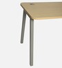 IVO Metal Writing Table in Dual Finish