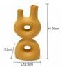 Ivoire Clair Modern Abstract Dual Neck Decorative Vase