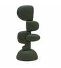 Ivory Finish Modern Abstract Polyresin Sculptural Table Showpiece