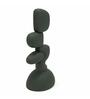 Ivory Finish Modern Abstract Polyresin Sculptural Table Showpiece