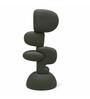 Ivory Finish Modern Abstract Polyresin Sculptural Table Showpiece