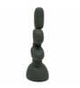 Ivory Finish Modern Abstract Polyresin Sculptural Table Showpiece