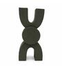 Ivoire Clair Modern Dual Tube Geometric Decorative Vase