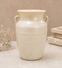 Ivoire Clair Rustic Vase with Handles Vintage Style Flower Vase
