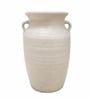 Ivoire Clair Rustic Vase with Handles Vintage Style Flower Vase