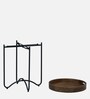 Ivor Metal End Table In Black Finish Ivor Metal End Table In Black Finish