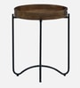 Ivor Metal End Table In Black Finish