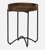 Ivor Metal End Table In Black Finish Ivor Metal End Table In Black Finish