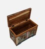 Ivor Reclaimed Wood Linen Trunk In Distress Finish