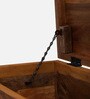 Ivor Reclaimed Wood Linen Trunk In Distress Finish