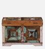 Ivor Reclaimed Wood Linen Trunk In Distress Finish