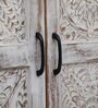 Ivor Solid Wood 2 Door Wardrobe In White Distress Finish