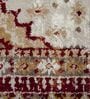 Ivory & Mustard Traditional PP Heatset 4 x 6 Feet  Machine -Made Carpet