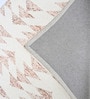 Ivory / Rust Geometric Wool And Cotton 7 X 5 Feet Hand Tufted Carpet