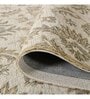 Ivory  Floral Wool 4X6  Hand-Tufted Carpet