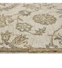 Ivory  Floral Wool 4X6  Hand-Tufted Carpet