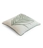 Ivory 100% Cotton Petal16X16 Inches Knitted Cushion Cover