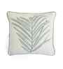 Ivory 100% Cotton Petal16X16 Inches Knitted Cushion Cover